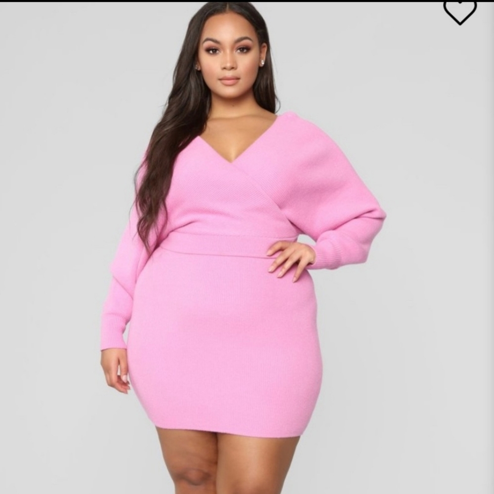 2pc Wrap Sweater skirt set